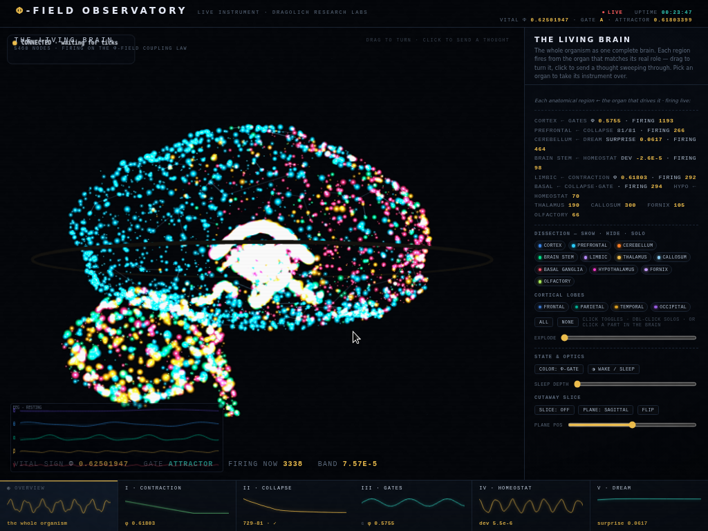 CGOS 6D — a NUMEN subsystem visualized
